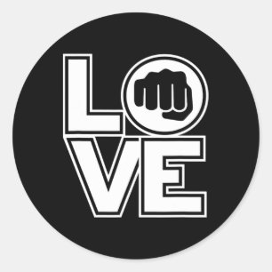 Kenpo Karate Liebe Funny Proud American Kenpo Runder Aufkleber