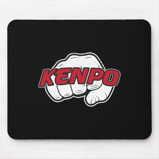Kenpo Karate Martial Arts Self Defense Fist Mousepad (Vorne)