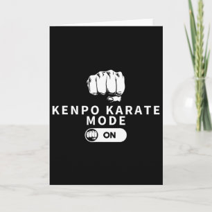 Kenpo Karate Modus auf dem sonnigen amerikanischen Karte