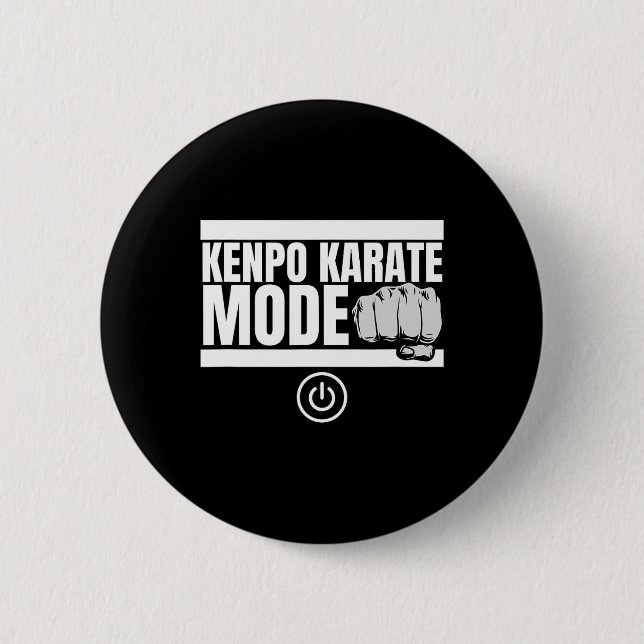 Kenpo Karate Modus on Funny American Kenpo 2 Button (Vorderseite)
