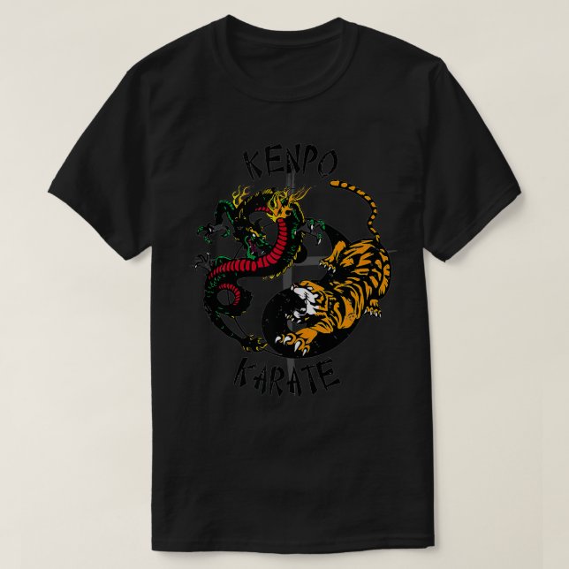Kenpo Karate SDefense Martial Arts T-Shirt (Design vorne)