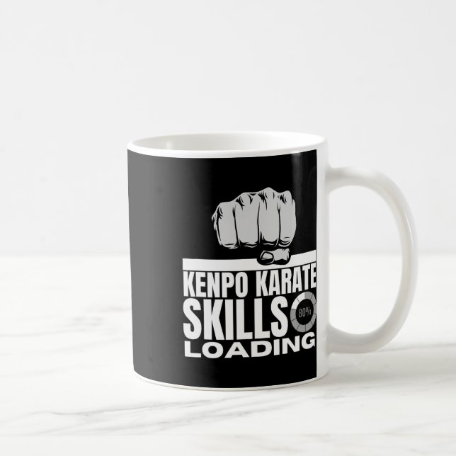 Kenpo Karate Skills Loading Funny American Kenpo 2 Kaffeetasse (Rechts)