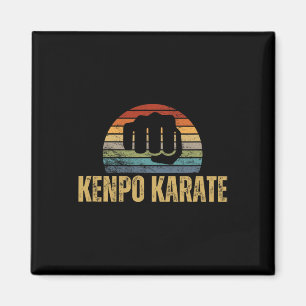 Kenpo Karate Vintag Retro 70er Design Funny Americ Magnet