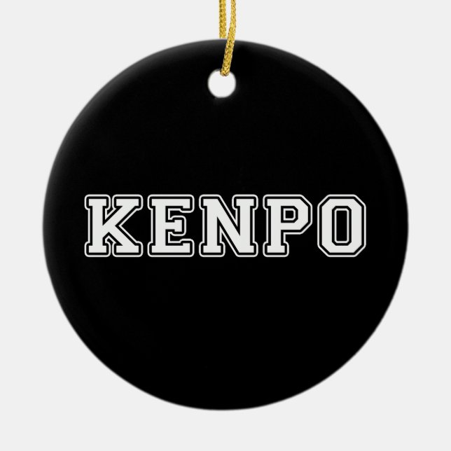 Kenpo Keramik Ornament (Vorne)
