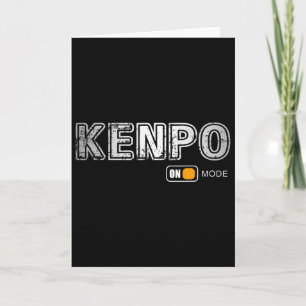 Kenpo Mode Martial Arts Karate Apparel - Kenpo Karte