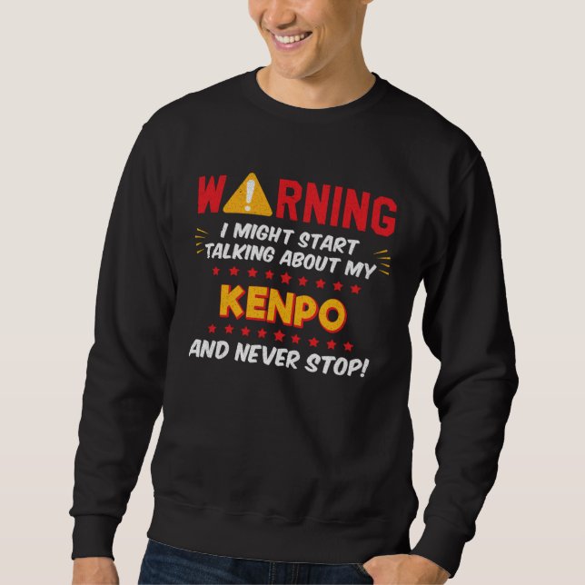 Kenpo-Witz-Grafik Sweatshirt (Vorderseite)