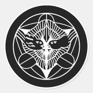 Kenshin Uesugi (H) Runder Aufkleber