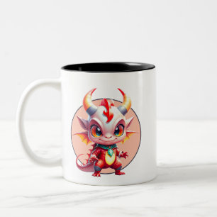 Kensi Baby-Drache Zweifarbige Tasse