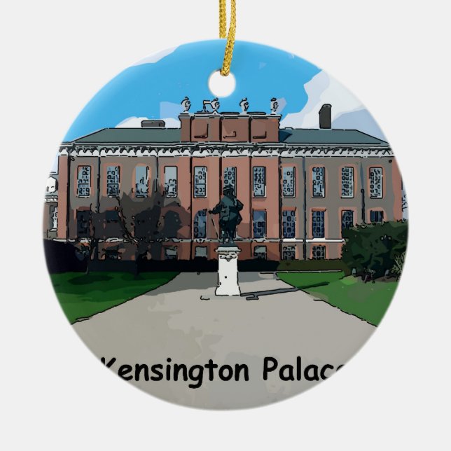 Kensington-Palast Keramik Ornament (Vorne)