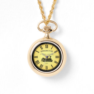 Kensington Station ~ London England ~ 1879 ~ Armbanduhr