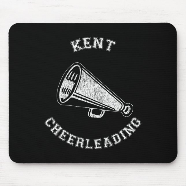 Kent Cheer abgenutzt Retro 90er Cheerleader  Mousepad (Vorne)