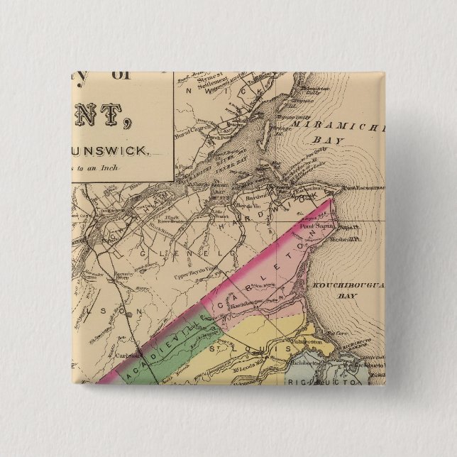 Kent Co., NB Button (Vorderseite)