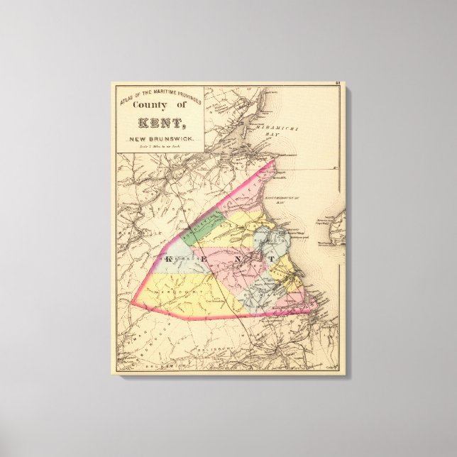Kent Co., NB Leinwanddruck (Vorderseite)