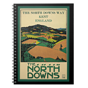 Kent, England, North Downs, Notizblock