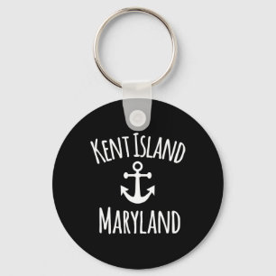Kent Island Maryland Nautical Küstenbootfahren Seg Schlüsselanhänger