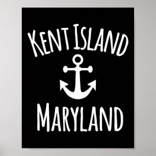 Kent Island Maryland nautisch Küstenbootfahren Seg Poster