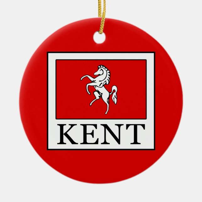 Kent Landkreis England Keramik Ornament (Vorne)