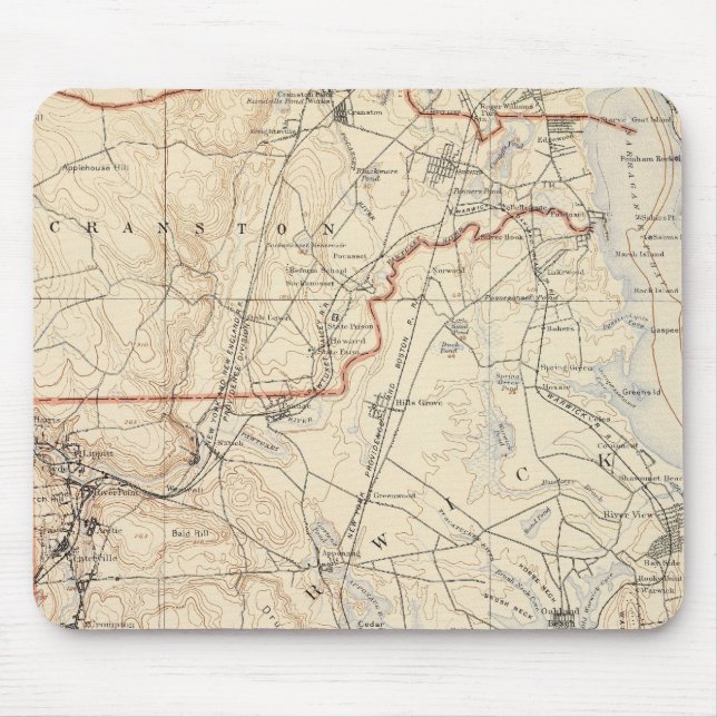 Kent Landkreis, Rhode Island Mousepad (Vorne)