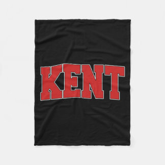 Kent Ohio Varsity-Stil USA Vintage-Sport Fleecedecke
