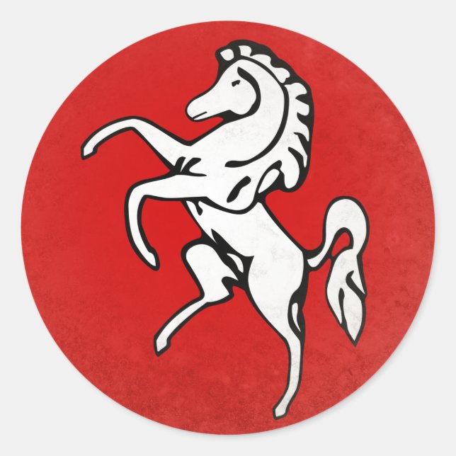 Kent Runder Aufkleber (Vorderseite)