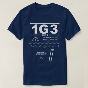 Kent Staat University Airport 1G3 T - Shirt