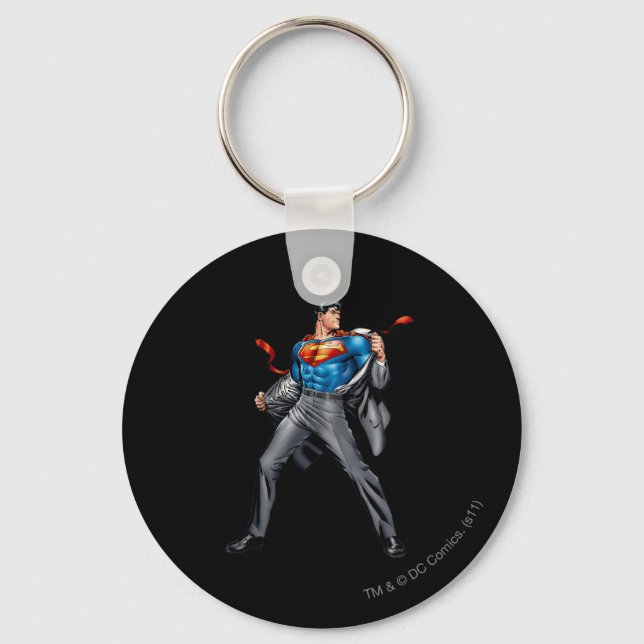 Kent wechselt in Superman Schlüsselanhänger (Vorderseite)