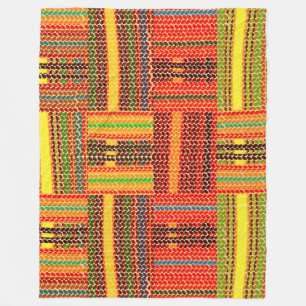 kente african print fleecedecke