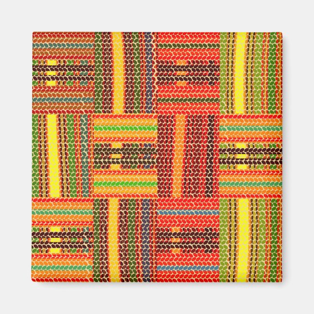 kente african print magnet (Vorne)