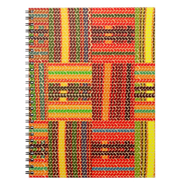 kente african print notizblock (Vorderseite)