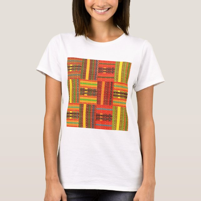kente african print T-Shirt (Vorderseite)