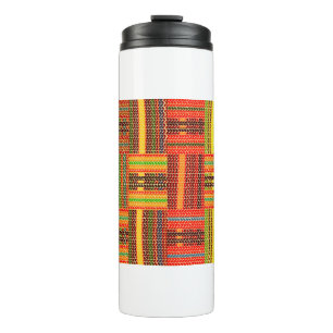kente african print thermosbecher