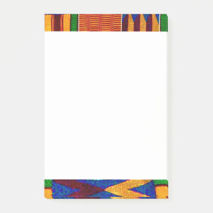 Kente Cloth Post-it Klebezettel