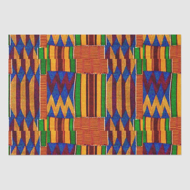 Kente Cloth Seidenpapier (Vorderseite)