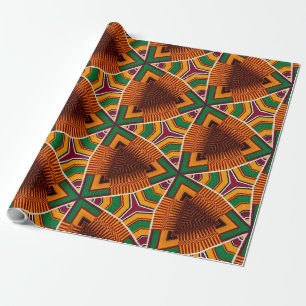 Kente Geometrics Kwanza Afrocentric Geschenkpapier