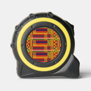 Kente-Muster Afrikanisches Textil Maßband