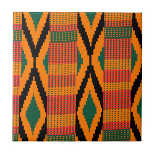 Kente Muster Fliese