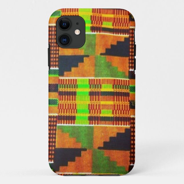 Kente Schlamm-Stoff iPhone Fall Case-Mate iPhone Hülle (Rückseite)