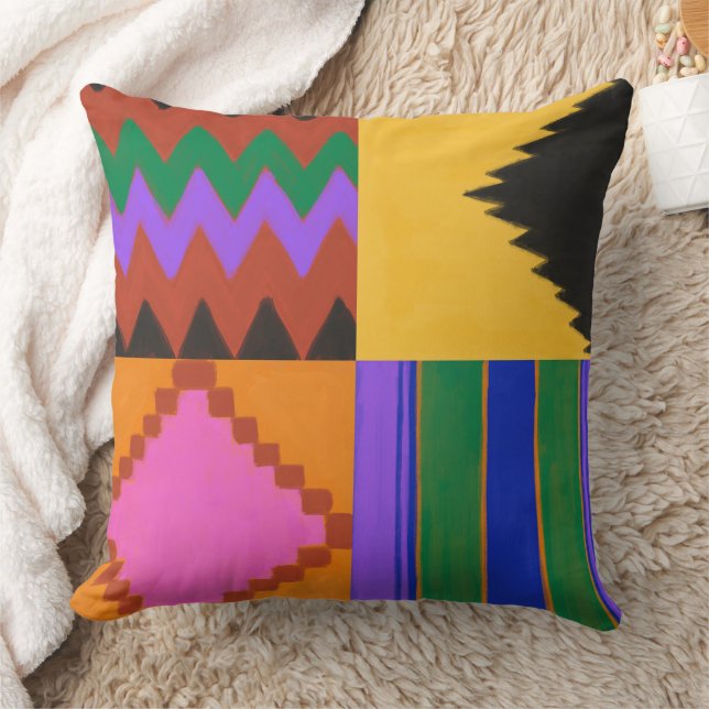 Kente Throw Pillow Kissen (Decke)