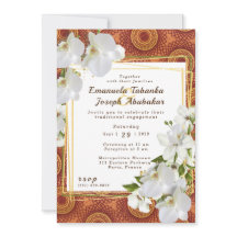 Kente Wedding Invitation Circles of Liebe