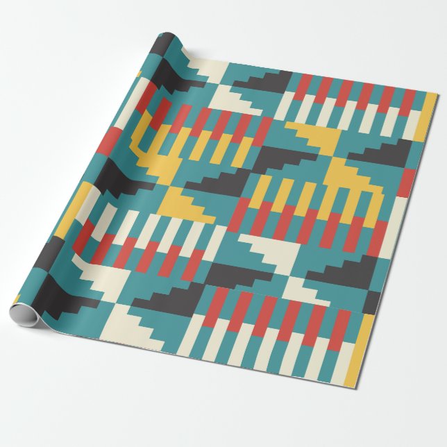 Kente Wrapping Paper Geschenkpapier (Ungerollt)