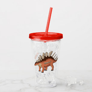 Kentrosaurus-Cartoon Acryltrinkbecher