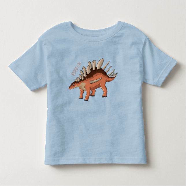 Kentrosaurus-Cartoon Kleinkind T-shirt (Vorderseite)