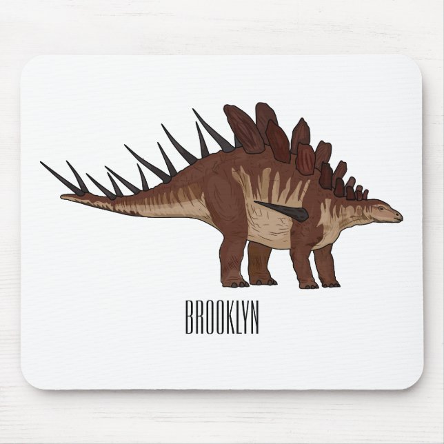 Kentrosaurus-Cartoon Mousepad (Vorne)