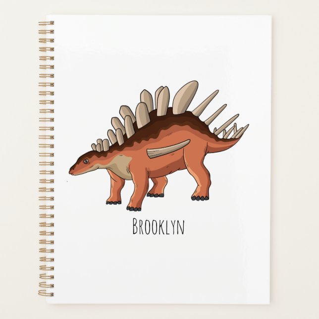 Kentrosaurus-Cartoon Planer (Vorderseite)