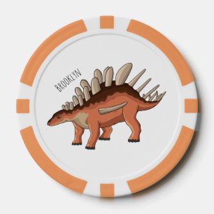 Kentrosaurus-Cartoon Pokerchips