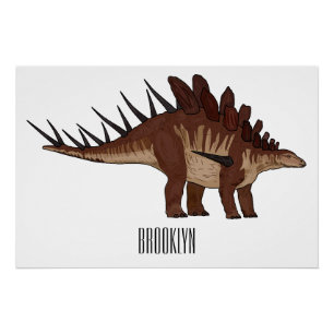 Kentrosaurus-Cartoon Poster