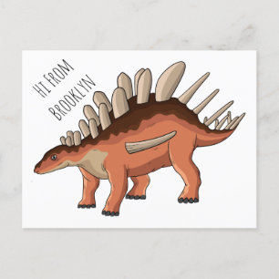 Kentrosaurus-Cartoon Postkarte