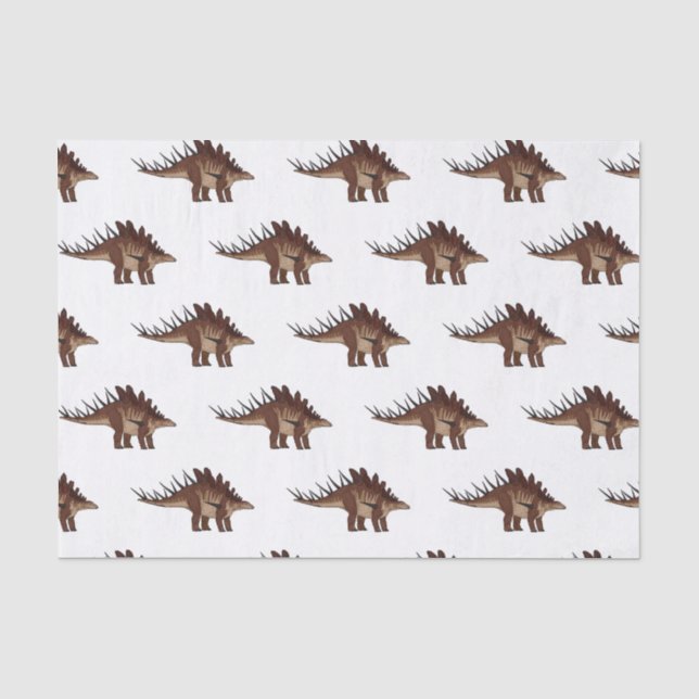 Kentrosaurus-Cartoon Seidenpapier (Vorderseite)