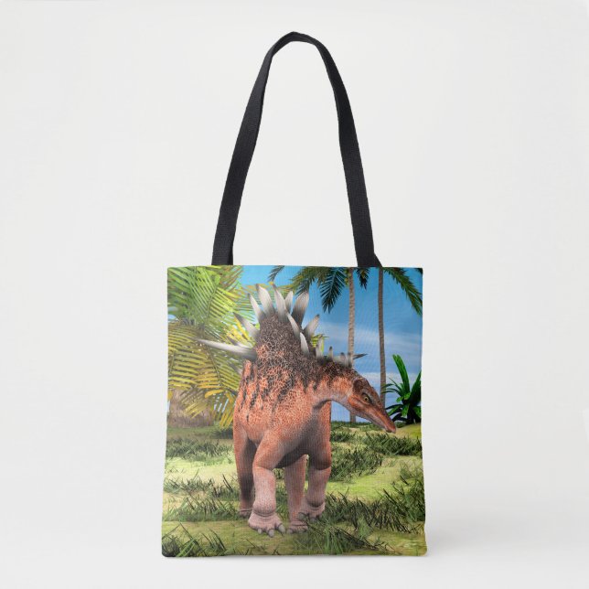 Kentrosaurus Dinosaur Dschungel Prähistorische Kun (Vorderseite)