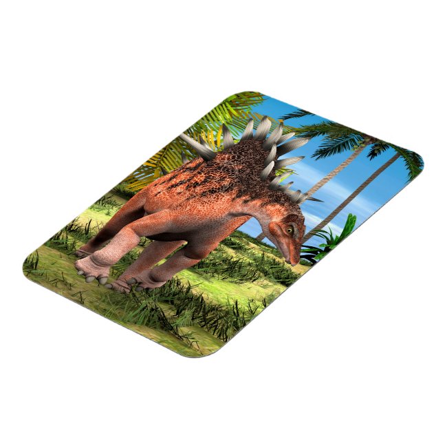 Kentrosaurus Dinosaur Dschungel Prähistorische Kun Magnet (Linke Seite)